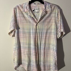 Goodfellow & Co Rainbow Grid Casual Shirt